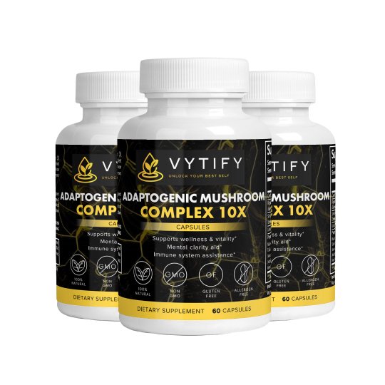 Adaptogenic Mushroom Complex 10X - Vytify