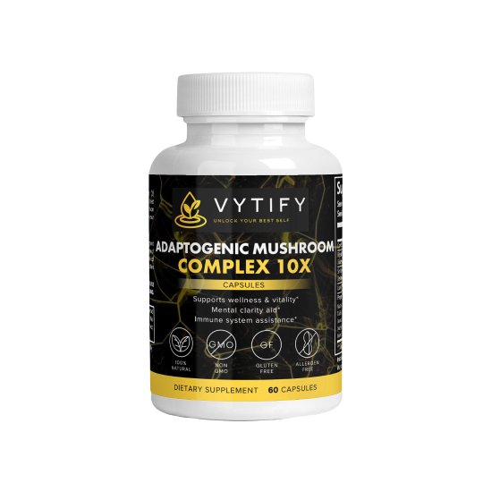 Adaptogenic Mushroom Complex 10X - Vytify