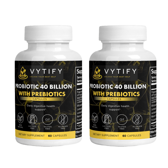 Probiotic 40 Billion with Prebiotics - Vytify