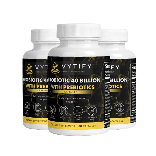 Probiotic 40 Billion with Prebiotics - Vytify